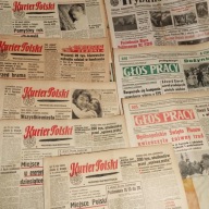 Głos Pracy Kurier Polski Trybuna Ludu gazety z PRL