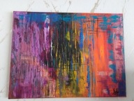 Obraz ręcznie malowany- Abstrakcja