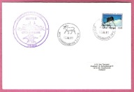 Norwegia 1985 Long ekspedycja polarna,ptak renifer