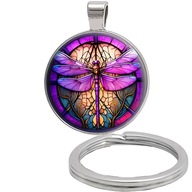 Brelok do kluczy/ka - Ważka - ozdobna zawieszka, plecak, portfel