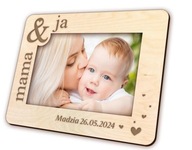 Prezent dla mamy DZIEŃ MATKI ramka na zdjęcie PERSONALIZOWANA