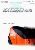 PROSPEKT KUBOTA KX080-4 (ALFA). KOPARKI