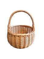 Koszyczek wielkanocny kosz wiklinowy stroik wesele - kolor natural