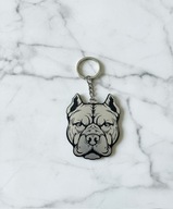 Porządny breloczek na co dzień BRELOK zawieszka do kluczy Amstaff pitbull