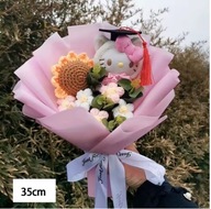 HELLO KITTY SZTUCZNE KWIATY BUKIET PREZENT NA WALENTYNKI 35 cm