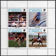 **88 Union Islands Grenadines of ST. VINCENT - KOLARSTWO, BOKS, HIPIKA