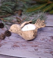 Świeca sojowa nr3 w ceramicznej osłonce w formie ptaszka