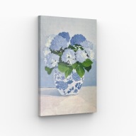 Obraz na Płótnie 30x40cm Błękitna Elegancja Abstrakcja Modern Design Hit