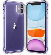 ETUI IPHON 11 PRZEZROCZYSTE BEZBARWNE + 2x SZKŁO WYTRZYMAŁE