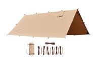BUSHMEN HOT Tarp 4x3 Cotton Natural