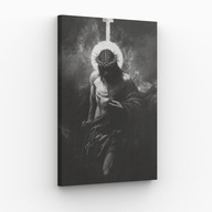 Obraz na płótnie 40x70 Światłość w Ciemności abstrakcja | Pomysł na prezent