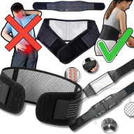 PAS MAGNETYCZNY NA PLECY LĘDŹWIOWY KRĘGOSŁUP ROZGRZEWAJĄCY 20 MAGNESÓW BÓL