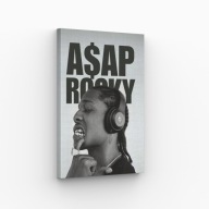 Obraz na Płótnie 30x40cm ASAP ROCKY Raper Hip Hop Moda Artysta Dekoracja