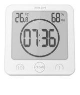 ZEGAR ZEGAREK WODOODPORNY ŁAZIENKOWY POD PRYSZNIC Z PRZYSSAWKĄ stoper