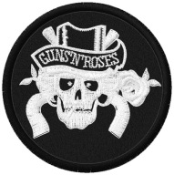 Termo Naszywka Muzyczna Guns And Roses Logo Rock Haftowana Naprasowanka