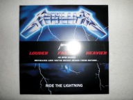 METALLICA Ride The Lightning (1984) 2x12" 45 RPM, Half-Speed RTI 180gr NOWA
