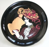 BAUSCHER WEIDEN BAVARIA WIELKA PATERA 29,5 cm. SECESJA