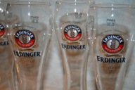 ORYGINALNY POKAL DO PIWA ERDINGER SZKLANKA 0,3 l 6 sztuk