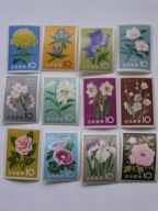 Japonia - kwiaty - Mi. 743-54 **