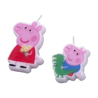 Świeczki na tort Świnka Peppa