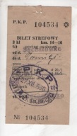 Bilet PKP, Suchatówka do Toruń, 1946r., -31
