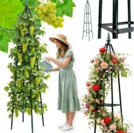 PERGOLA OGRODOWA TARASOWA METALOWA PODPORA PIRAMIDA 200 CM JAKOŚĆ PREMIUM!