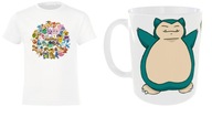*Zestak* Koszulka Pokemon i Kubek z Postacją Snorlax Rozmiar - 158
