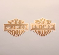2x Naklejka z Logo HARLEY DAVIDSON CYCLES Rozm. M (10 x 8cm) Nalepka Kolory