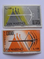 San Marino - znaczki na expres - nadruk - Mi. 843-44 **