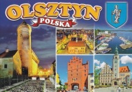 OLSZTYN - ZAMEK - RYNEK - RATUSZ - MARINA - WYSOKA BRAMA - RATUSZ - HERB