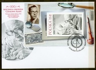 Fi 5181 blok 358** FDC 100. rocznica Czesława Słani koperta FDC 2021