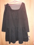 Czarna trapezowa sukienka roz. 46