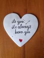 ceramiczne serce * zawieszka