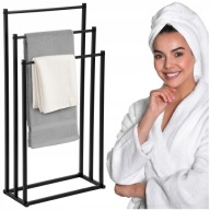 WIESZAK ŁAZIENKOWY NA RĘCZNIKI STOJAK METALOWY DO ŁAZIENKI SUSZARKA LOFT