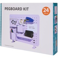 PANEL PEGBOARDOWY ŚCIANKA NARZĘDZIOWA STOJĄCA NA NARZĘDZIA DO GARAŻU FIOLET