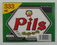 ETYKIETA PIWO PILS BROWAR FORTUNA MIŁOSŁAW ROZLEWNIA PIANOX KOPYŚĆ