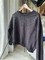 BLUZA DAMSKA z czarnymi perełkami RESERVED r. 38 M