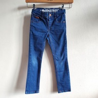 Jeansy dziewczęce skinny Kapp Ahl 116 super stan basic na zatrzask (215)