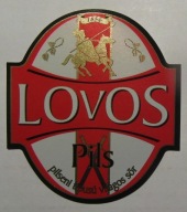 ETYKIETA PIWO LOVOS PILS BROWAR GŁUBCZYCE