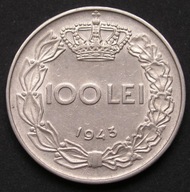 Rumunia 100 lei 1943 - król Michał