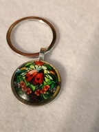 Śliczny breloczek do kluczy z biedronką