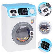Pralka Zabawka Dla Dzieci AGD LED Dźwięki Wiruje Dotykowa Duża Realistyczna
