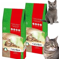 2x30L ŻWIREK DREWNIANY DO KUWETY DLA KOTA ZWIERZĄT CAT’S BEST ORIGINAL XXL