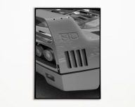 PLAKAT FERRARI F40 SUPERCAR KLASYK MOTORYZACJI WŁOSKA IKONA PLAKAT A3 DRUK