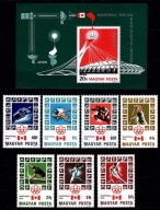 **76 WĘGRY 3125-31 BL.119 = 10,5E - OLIMPIADA MONTREAL 1976