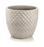 Doniczka ogrodowa ceramika beżowy Polnix 38 cm x 38 x 34 cm Donica Ogród