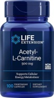 Suplement diety Life Extension Acetyl-L-Carnitine 500 mg kapsułki 100 szt.