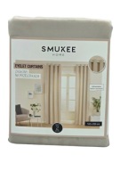 Smukee Zasłony welwetowe na przelotkach 2szt 140x250cm Beżowe