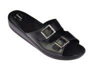 Fakirki regulowane klapki na koturnie, zdrowotne, masaż roz.36 23,3 cm