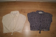 Bluzka z wiązaniem H&M r.134